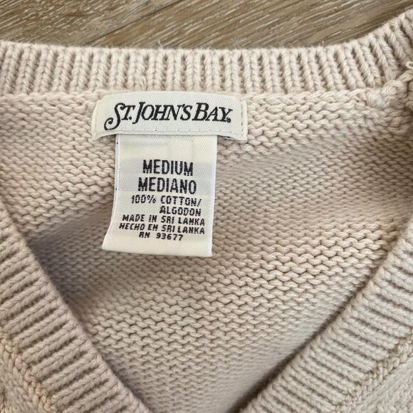 St. John's Bay Women's Tan Jumper - Picture 4 of 4
